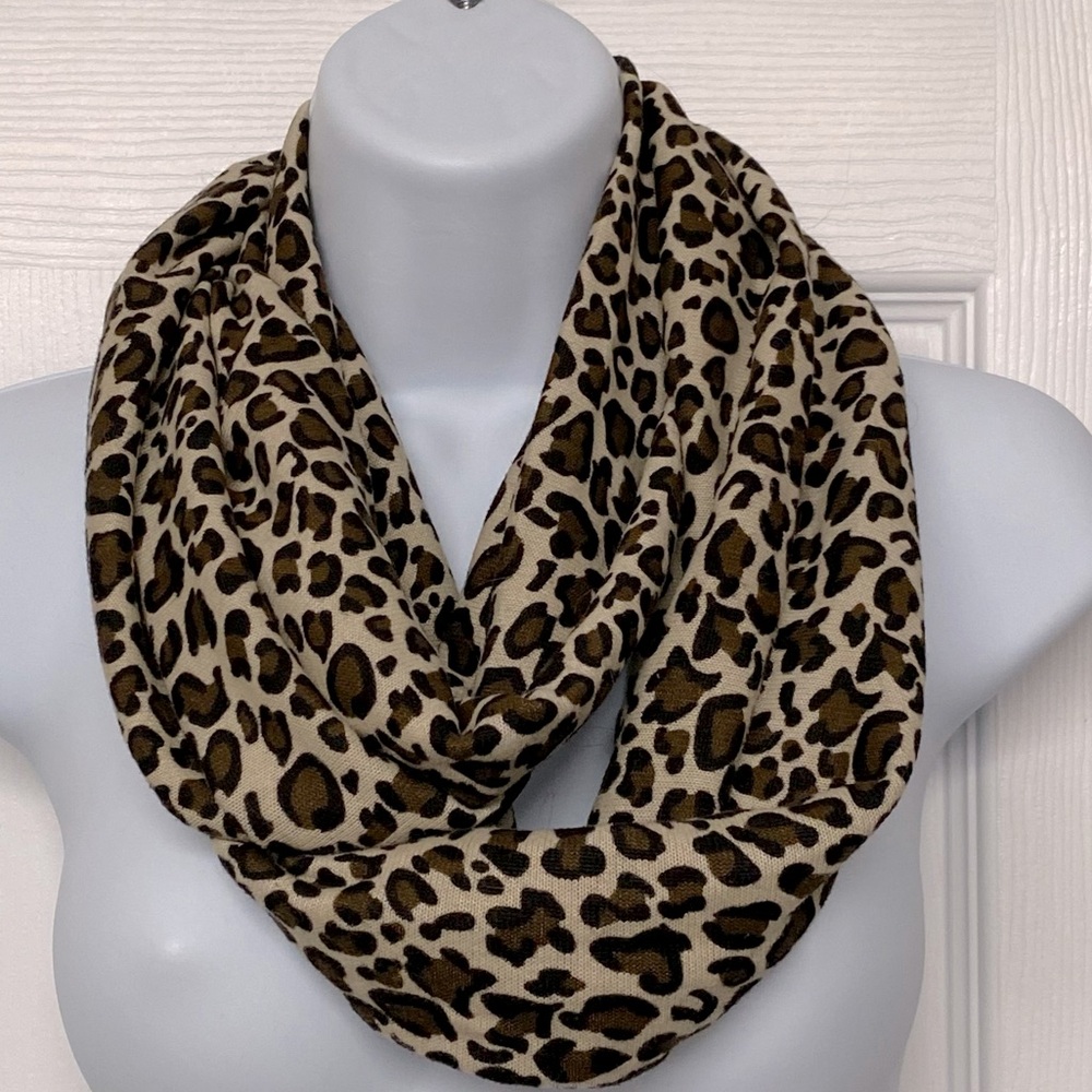 Animal Print Soft Infinity Scarf